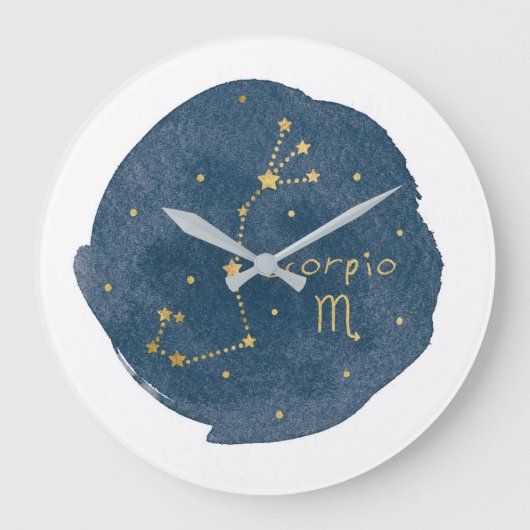 Skorpio Große Wanduhr (Vorderseite)