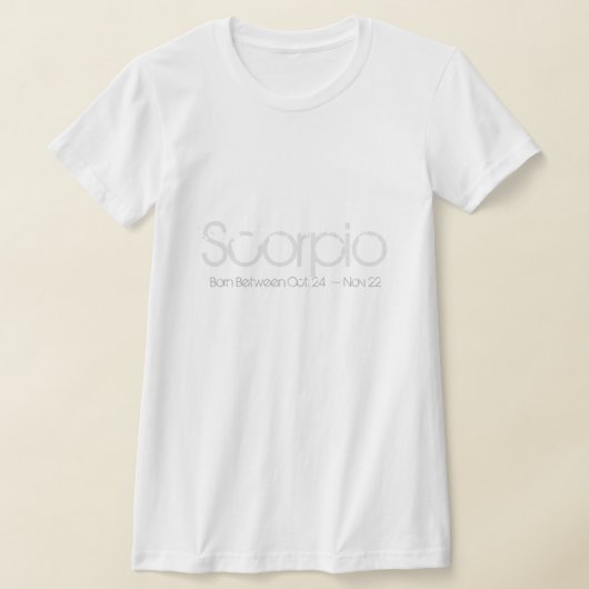 Skorpio-Horoskop-Design T-Shirt (Ablage )