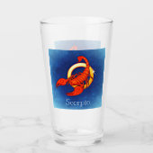 Skorpio in Blau Glas (Vorderseite)
