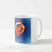Skorpio in Blau Kaffeetasse (VorderseiteRechts)