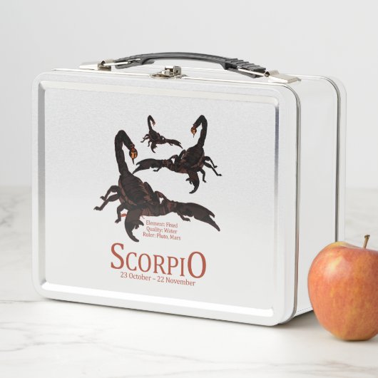 Skorpio Metall Brotdose (Beispiel)