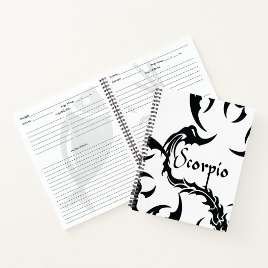 Skorpio Notizblock (Innenseite)