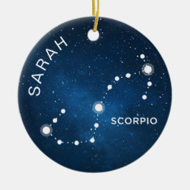 Skorpio Ornament Personalisiert Zodiac-Geschenk