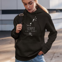 Skorpio | Personalisiert Zodiac Constellation Hood