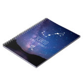 Skorpio | Personalisierte Sternbilder Notizblock (Linke Seite)