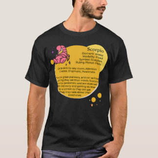 Skorpio Persönliche Eigenschaften - Skorpio Horosk T-Shirt