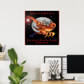 Skorpio-Plakat Poster (Heimbüro)