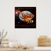 Skorpio-Plakat Poster (Küche)