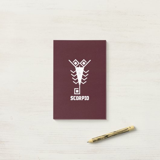 Skorpio Post-it Klebezettel (Auf Schreibtisch)