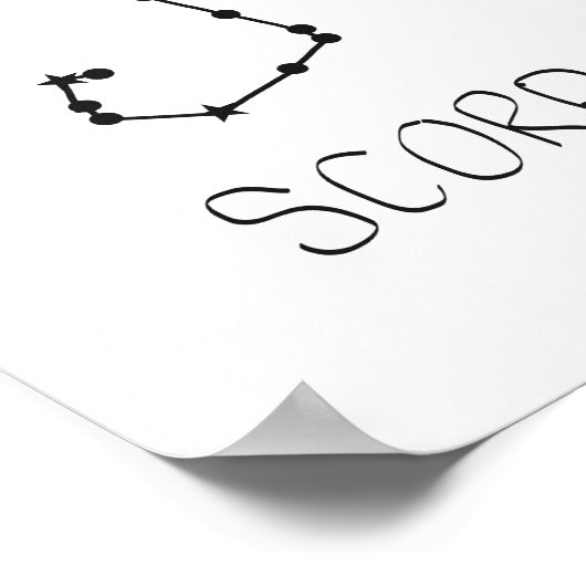 Skorpio Poster (Ecke)