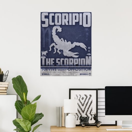 Skorpio Poster (Heimbüro)