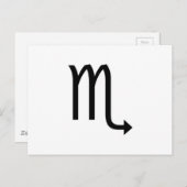 Skorpio Postkarte (Vorne/Hinten)