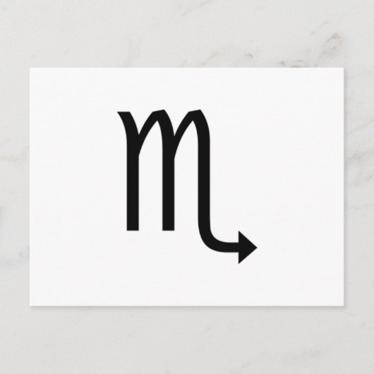 Skorpio Postkarte (Vorderseite)