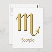 Skorpio Postkarte (Vorne/Hinten)