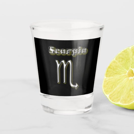 Skorpio Schnapsglas (Vorderseite)