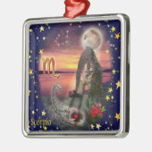 Skorpio Silbernes Ornament (Links)