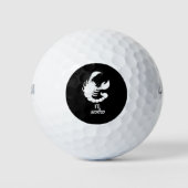 Skorpio-Silhouette Golfball (Vorderseite)