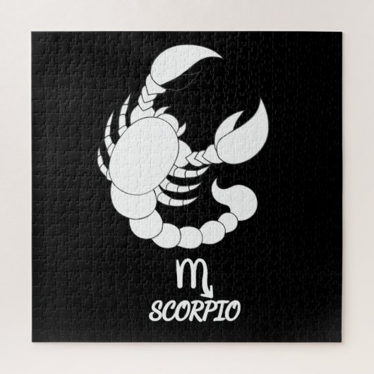 Skorpio-Silhouette Puzzle (Vertikal)