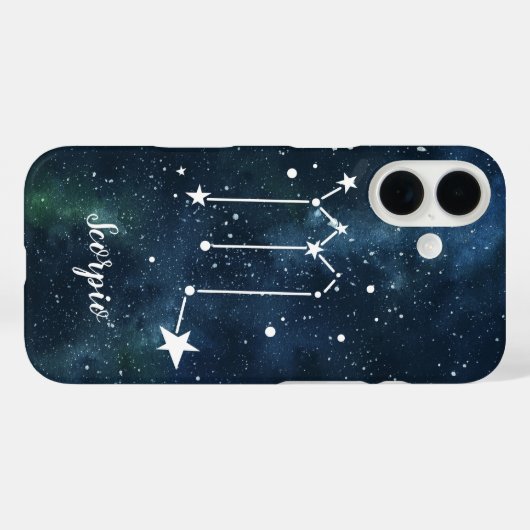 Skorpio | Sternzeichen Case-Mate iPhone Hülle (Rückseite (Horizontal))