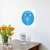 Skorpio, Sternzeichen, Horoskop, Astrologie Foliendrucke (Ablage(Küche))