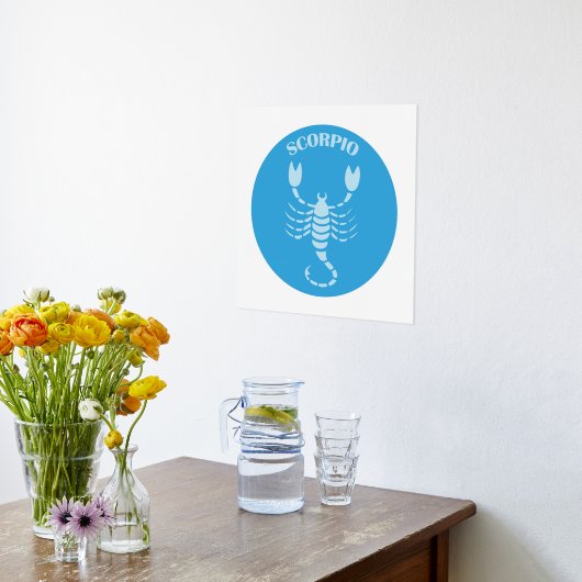 Skorpio, Sternzeichen, Horoskop, Astrologie Foliendrucke (Ablage(Küche))