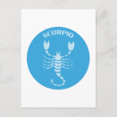 Skorpio, Sternzeichen, Horoskop, Astrologie Postkarte (Vorderseite)