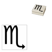 Skorpio-Symbol Briefmarke Gummistempel (Stempel)
