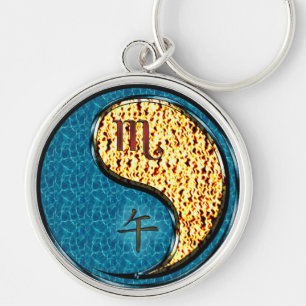 Skorpio und Feuerpferd Schlüsselanhänger