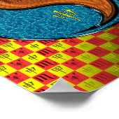 Skorpio und Holzaffe Poster (Ecke)