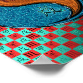 Skorpio und Holzhund Poster (Ecke)