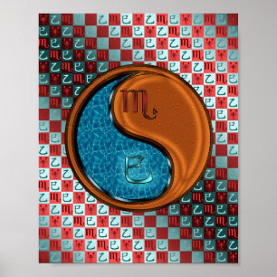 Skorpio und Holzschlange Poster