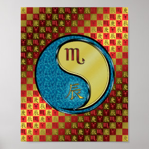 Skorpio und Metalldrache Poster