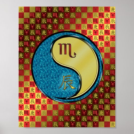 Skorpio und Metalldrache Poster (Vorne)