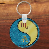 Skorpio und Metalldrache Schlüsselanhänger (Rückseite)