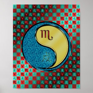 Skorpio und Metallhund Poster