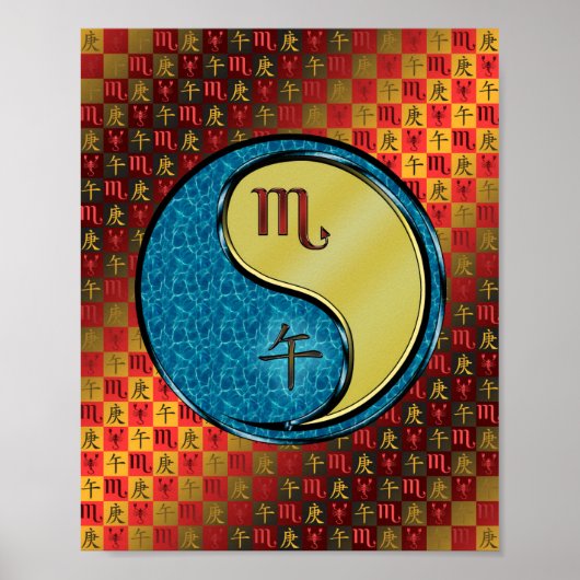 Skorpio und Metallpferd Poster (Vorne)