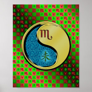 Skorpio und Metallziege Poster