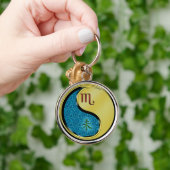 Skorpio und Metallziege Schlüsselanhänger (Hand)