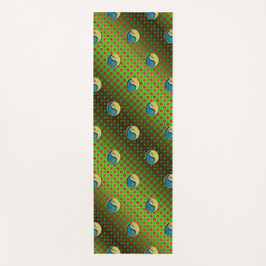 Skorpio und Metallziege Yogamatte (Vorderseite)