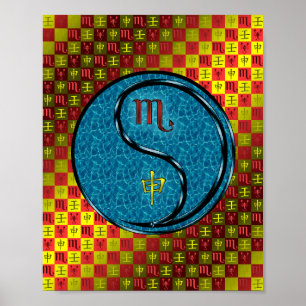 Skorpio und Wasseraffe Poster