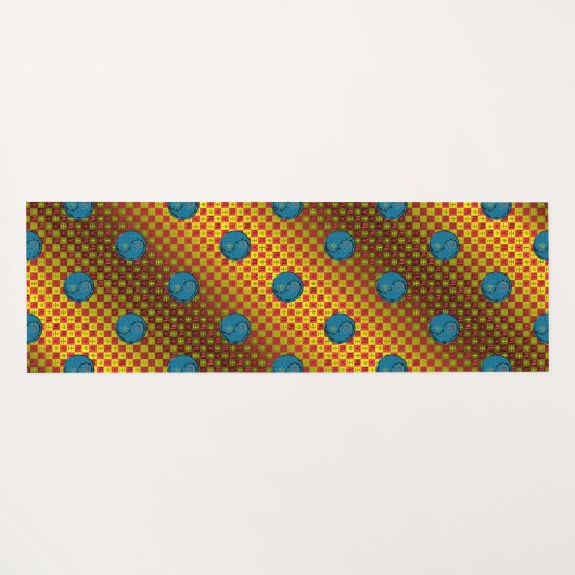 Skorpio und Wasseraffe Yogamatte (Rückseite (Horizontal))