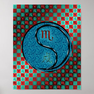 Skorpio und Wasserhund Poster