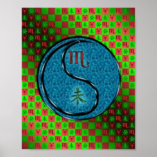 Skorpio und Wasserziege Poster (Vorne)