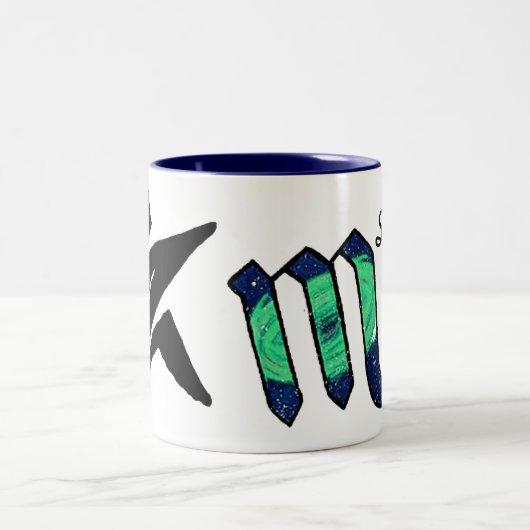 Skorpio. Ziqpu Zweifarbige Tasse (Mittel)