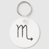 Skorpio. Zodiac Astrologie Zeichen. Schlüsselanhänger (Vorderseite)