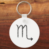 Skorpio. Zodiac Astrologie Zeichen. Schlüsselanhänger (Vorderseite)