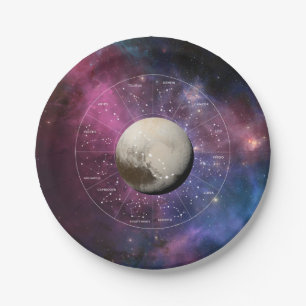 Skorpio Zodiac Astrologisches Zeichen - Planet Plu Pappteller