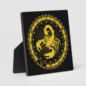 Skorpio - Zodiac - Symbol - Horoskop Fotoplatte (Vorderseite)