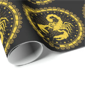 Skorpio - Zodiac - Symbol - Horoskop Geschenkpapier (Rolleneckpunkt)