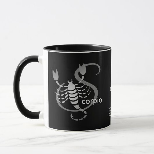 Skorpio ♏- Zodiac-Zeichen Tasse (Links)